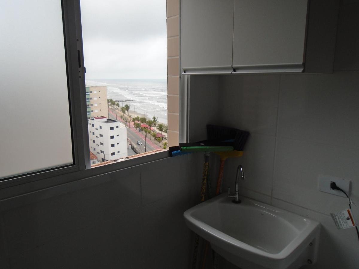 Apartamento Em Mongagua, Frente Ao Mar Екстериор снимка