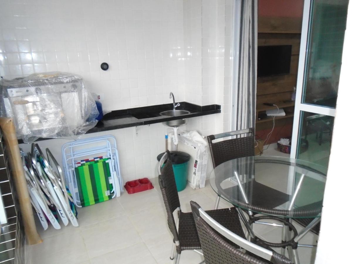 Apartamento Em Mongagua, Frente Ao Mar Екстериор снимка